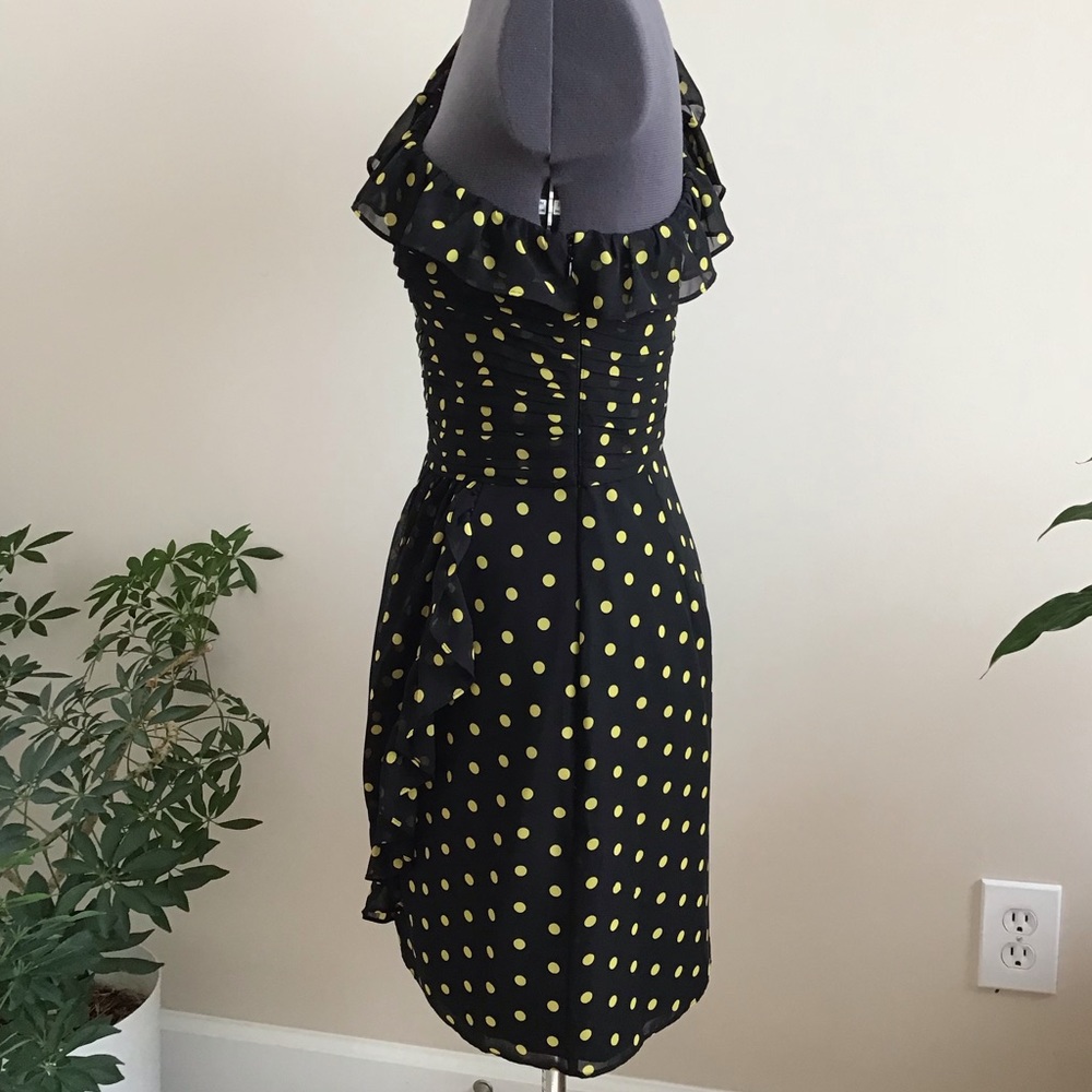 Allen B. One Shoulder Ruffle Dress - Picture 5 of 6